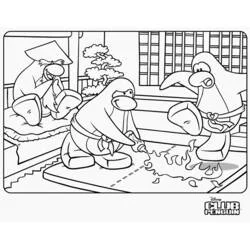 Club Penguin - Coloriages gratuits à imprimer
