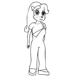 Coloriage Crash Bandicoot en position debout confiante