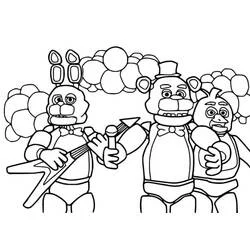 Five Nights at Freddy’s (FNAF) - Coloriages gratuits à imprimer