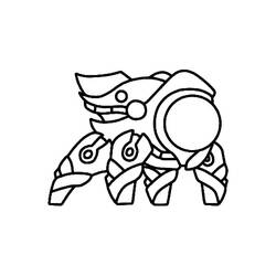 Coloriage Geometry Dash #221100 à imprimer et colorier