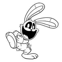 Coloriage Hoppy Hopscotch sautant joyeusement