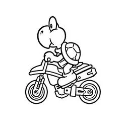 Koopa Troopa - Coloriages gratuits à imprimer