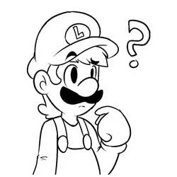 Luigi - Coloriages gratuits à imprimer