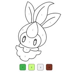 Coloriage Chlorobule à colorier par numéro