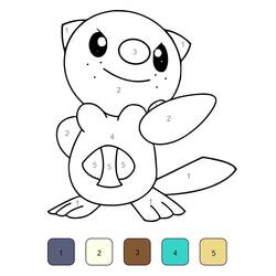 Coloriage Moustillon coloriage magique