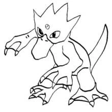 Coloriage Pokemon Go #154276 à imprimer et colorier