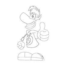 Rayman - Coloriages gratuits à imprimer