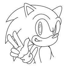 Coloriage Sonic #153830 à imprimer et colorier