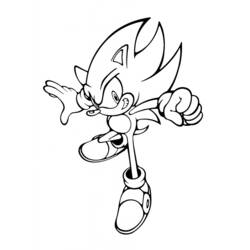 Coloriage Sonic #153834 à imprimer et colorier