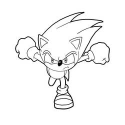 Coloriage Sonic #153840 à imprimer et colorier