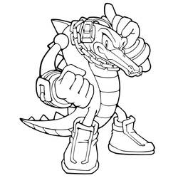 Coloriage Sonic #153872 à imprimer et colorier