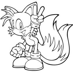 Coloriage Sonic #153890 à imprimer et colorier