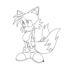 Coloriage Sonic #153893 à imprimer et colorier
