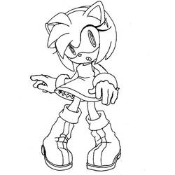 Coloriage Sonic #153913 à imprimer et colorier