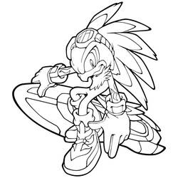 Coloriage Sonic #153920 à imprimer et colorier