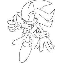 Coloriage Sonic #153947 à imprimer et colorier