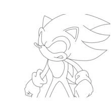 Coloriage Sonic #153975 à imprimer et colorier