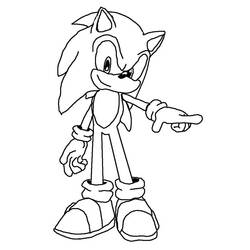 Coloriage Sonic #153983 à imprimer et colorier