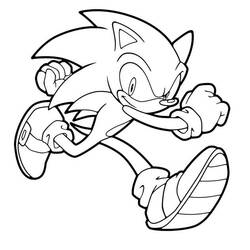 Coloriage Sonic #153994 à imprimer et colorier