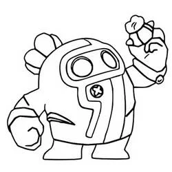 Spike Brawl Stars - Coloriages gratuits à imprimer