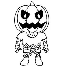 Coloriage Jack Lantern dans Stumble Guys