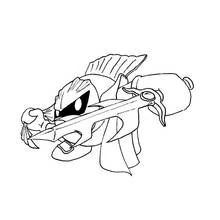 Coloriage Meta Knight fonçant avec son épée Coloriage Meta Knight fonçant avec son épée