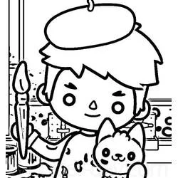 Coloriage Toca Boca #185772 à imprimer et colorier