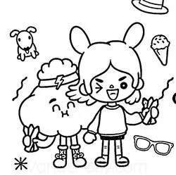 Coloriage Toca Boca #185775 à imprimer et colorier