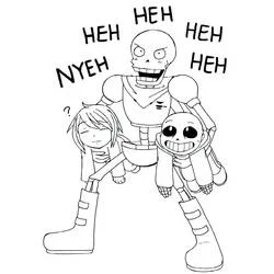 Undertale - Coloriages gratuits à imprimer