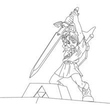 Coloriage imprimable Zelda (Jeux Vidéos) #113206 à colorier gratuitement