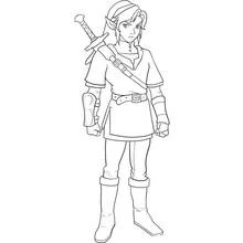 Joli coloriage Zelda (Jeux Vidéos) #113218, prêt à imprimer