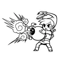 Joli coloriage Zelda (Jeux Vidéos) #113300, prêt à imprimer
