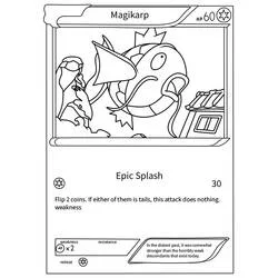 Coloriage Carte Pokémon Magicarpe