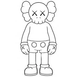 KAWS - Coloriages gratuits à imprimer
