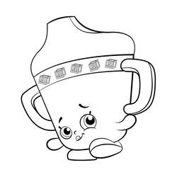 Coloriage Sippy Sips le verre à bec