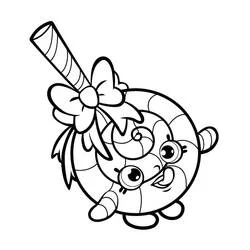 Coloriage Lolli Poppins Shopkin sucette