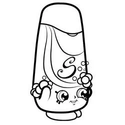 Coloriage Shampy le flacon de shampoing