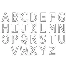 Coloriage Alphabet complet de A à Z