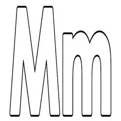 Lettre M - Coloriages gratuits à imprimer