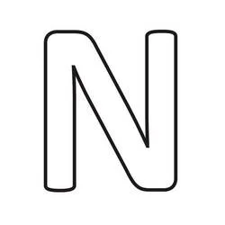 Lettre N - Coloriages gratuits à imprimer