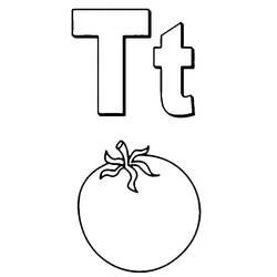 Lettre T - Coloriages gratuits à imprimer