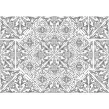 Coloriage Motif de mandala symétrique aux ornements complexes