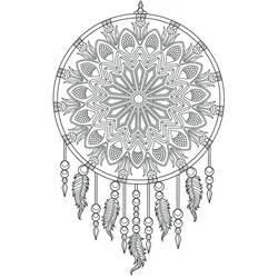 Coloriage Mandalas Attrape-rêves #190186 à imprimer et colorier