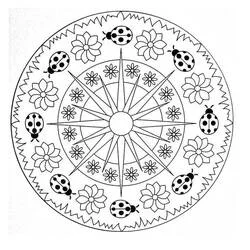 Mandalas de Printemps - Coloriages gratuits à imprimer