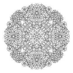 Mandalas Difficile - Coloriages gratuits à imprimer