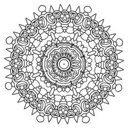Coloriage Mandalas Difficile #209904 à imprimer et colorier Coloriage Mandalas Difficile #209904 à imprimer et colorier