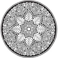Coloriage Mandalas Difficile #209906 à imprimer et colorier Coloriage Mandalas Difficile #209906 à imprimer et colorier