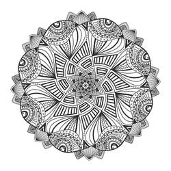 Coloriage Mandalas Difficile #209910 à imprimer et colorier Coloriage Mandalas Difficile #209910 à imprimer et colorier