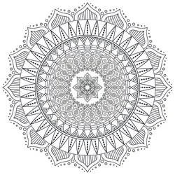 Coloriage Mandalas Difficile #209911 à imprimer et colorier Coloriage Mandalas Difficile #209911 à imprimer et colorier