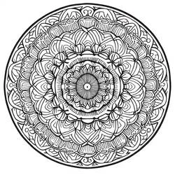 Coloriage Mandalas Difficile #209912 à imprimer et colorier Coloriage Mandalas Difficile #209912 à imprimer et colorier